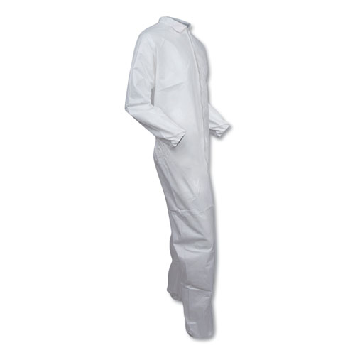 Image of Kleenguard™ A30 Elastic-Back And Cuff Coveralls, 2X-Large, White, 25/Carton