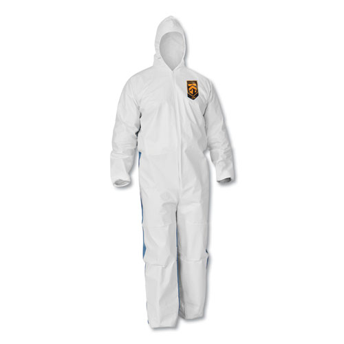 A40 Breathable Back Coveralls, White/blue, 5x-Large/6x-Large Combo, 25/carton