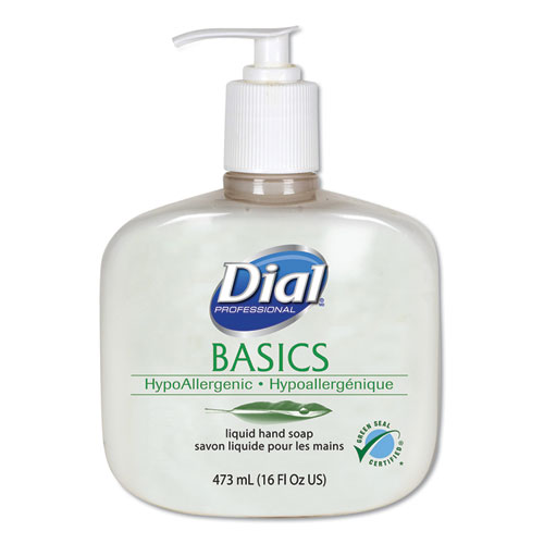 Basics Liquid Hand Soap, Fresh Floral, 16 Oz Pump Bottle