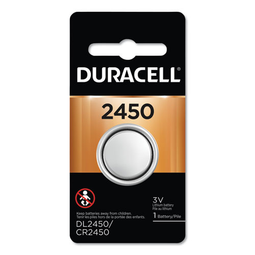 Duracell® Lithium Coin Batteries, 2450, 36/Carton