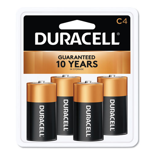 Duracell® CopperTop Alkaline C Batteries, 4/Pack