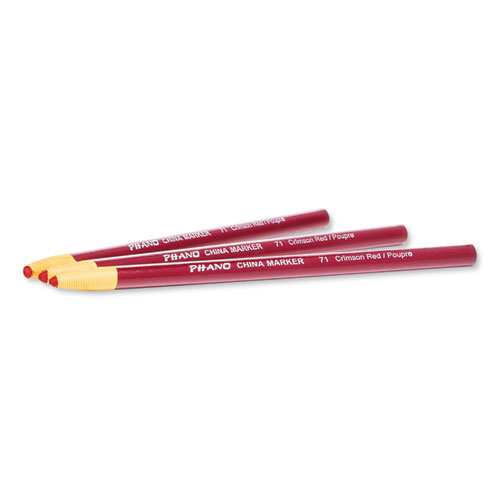 China Marker, Crimson Red, Dozen