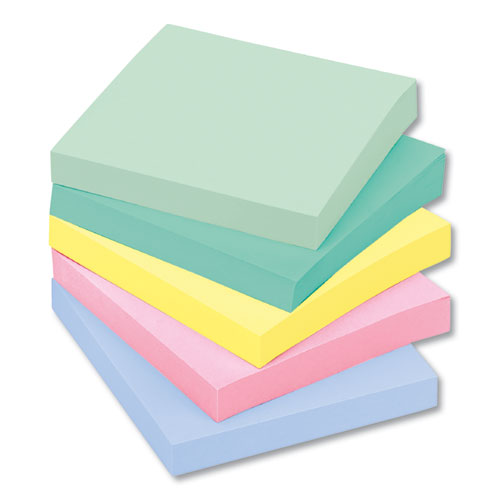 Image of Original Pads in Beachside Cafe Collection Colors, 3" x 3", 100 Sheets/Pad, 12 Pads/Pack