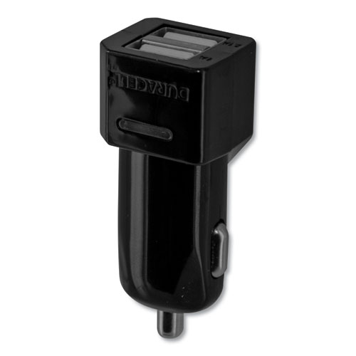 HI-PERFORMANCE CAR CHARGER FOR USB DEVICES, TWO PORTS, LED LIGHT