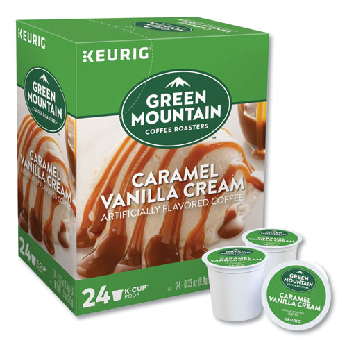 Image of Green Mountain Coffee® Caramel Vanilla Cream Coffee K-Cups, 96/Carton