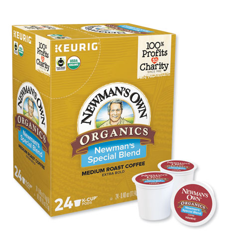 Image of Newman'S Own® Organics Special Blend Extra Bold Coffee K-Cups, 96/Carton