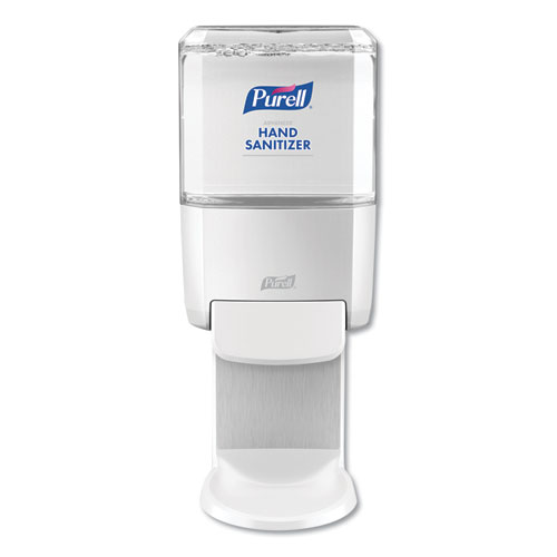 PUSH-STYLE HAND SANITIZER DISPENSER, 1200 ML, 5.25" X 8.56" X 12.13", WHITE