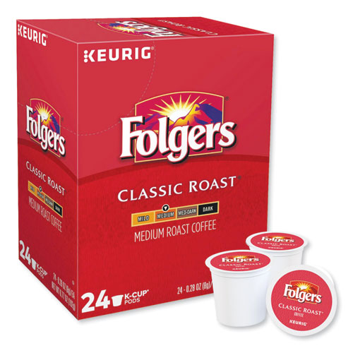 Image of Folgers® Gourmet Selections Classic Roast Coffee K-Cups, 96/Carton