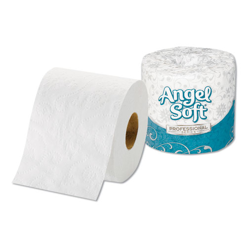 Image of Angel Soft ps Premium Bathroom Tissue, Septic Safe, 2-Ply, White, 450 Sheets/Roll, 80 Rolls/Carton