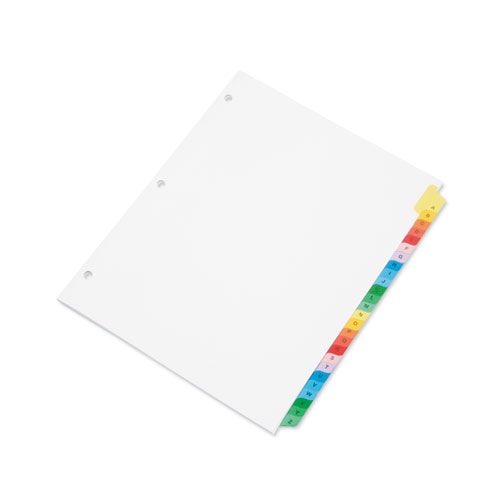7530013683492 SKILCRAFT Multiple Index Sheets, 26-Tab, A to Z, 11 x 8.5, White, 1 Set