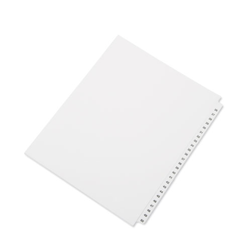 7530014072248 SKILCRAFT Table of Contents Indexes, 26-Tab, 26 to 50, 14 x 8.5, White, 1 Set