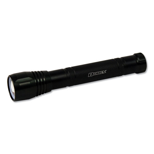 150 Lumen LED Focusing Flashlight, 2 AA Batteries (Included), Black