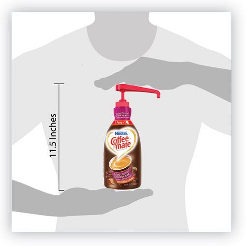 Liquid Creamer Pump Bottle, Salted Caramel Chocolate, 1.5 Liter