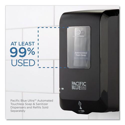 Pacific Blue Ultra Automated Touchless Soap/Sanitizer Dispenser, 1,000 mL, 6.54 x 11.72 x 4, Black