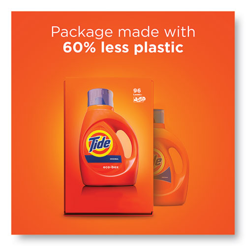 Image of Tide® Eco-Box He Liquid Laundry Detergent, Tide Original Scent, 105 Oz Bag-In-A-Box