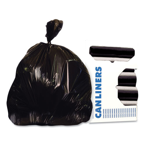 Macomb Wholesale - LD4046B, Heavy Duty Trash Can Liners, 40 x 46 (44-gal)  Black