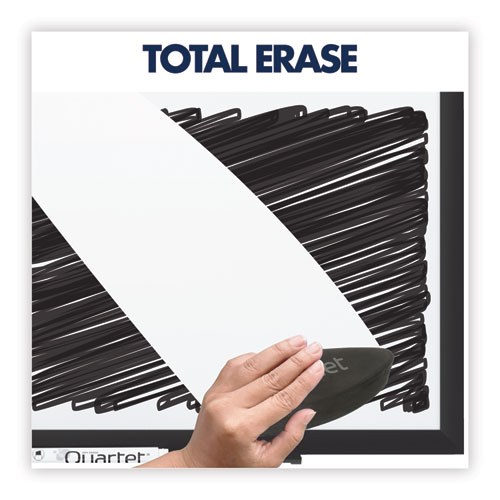 Classic Series Total Erase Dry Erase Board, 96 x 48, White Surface, Black Frame