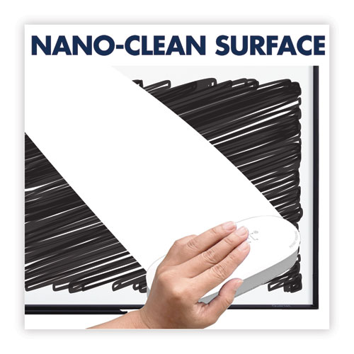 Image of Quartet® Classic Series Nano-Clean Dry Erase Board, 60 X 36, White Surface, Silver Aluminum Frame