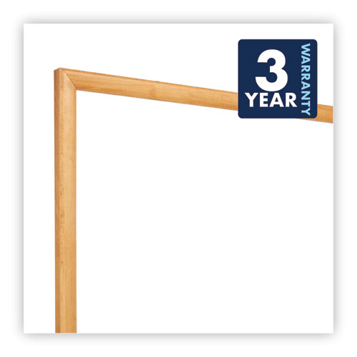 Image of Quartet® Classic Series Total Erase Dry Erase Boards, 96 X 48, White Surface, Oak Fiberboard Frame