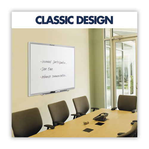 Classic Series Total Erase Dry Erase Boards, 60 x 36, White Surface, Silver Anodized Aluminum Frame