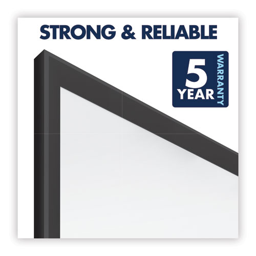 Classic Series Nano-Clean Dry Erase Board, 36 x 24, Black Aluminum Frame