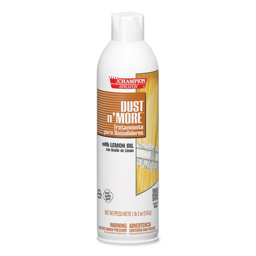 Image of Chase Products Champion Sprayon Dust Mop Treatment, Lemon, 18 Oz Aerosol Spray, 12/Carton