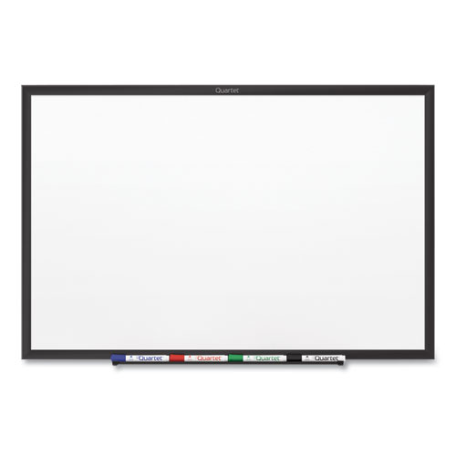 Quartet® Classic Series Nano-Clean Dry Erase Board, 24 X 18, White Surface, Black Aluminum Frame
