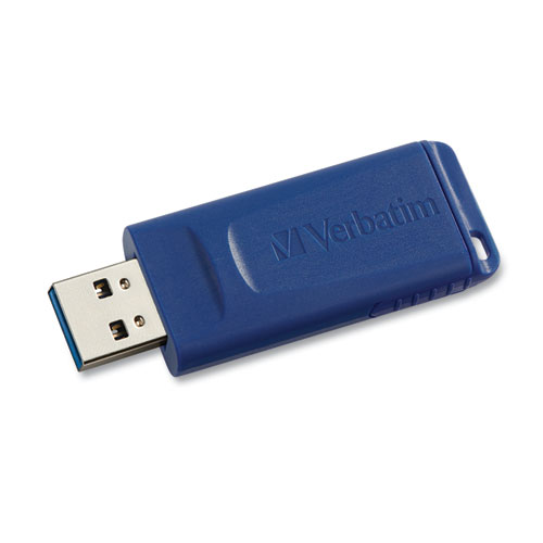 Classic usb 2.0 flash drive, 16gb, blue, sold as 1 each