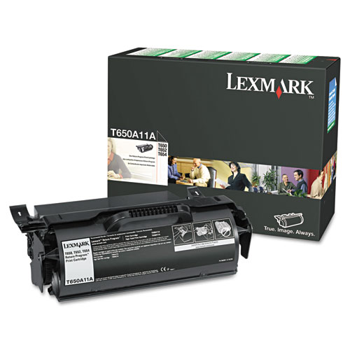 Lexmark™ T650A11A Return Program Toner, 7,000 Page-Yield, Black
