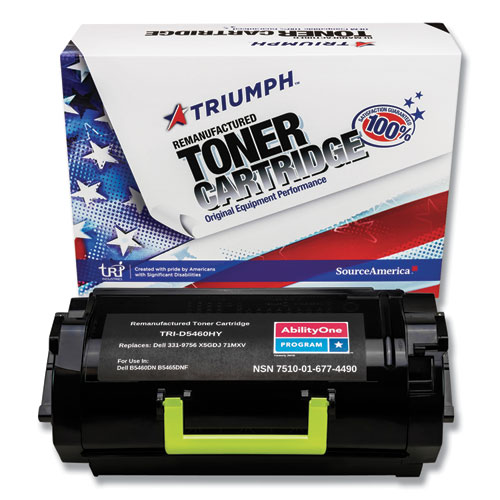 7510016774490 Remanufactured 331-9755/331-9756 High-Yield Toner, 25,000 Page-Yield, Black