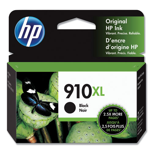 Hp 910Xl, (3Yl65An) High-Yield Black Original Ink Cartridge