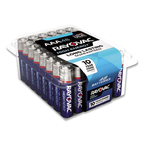 Rayovac® Alkaline AAA Batteries, 48/Pack