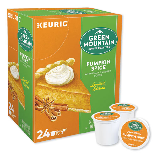Fair Trade Certified Pumpkin Spice Flavored Coffee K-Cups, 24/Box