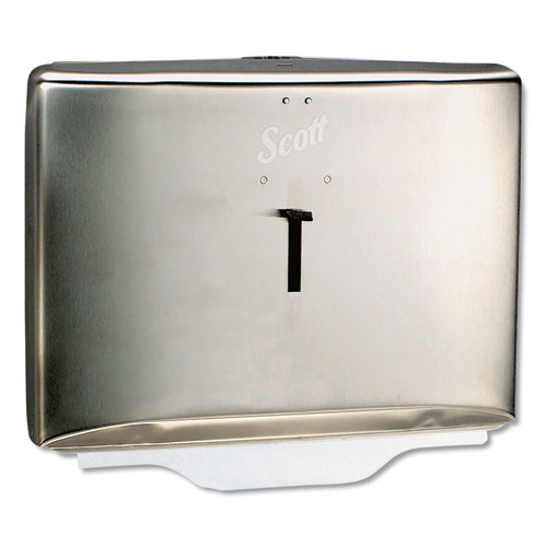 Image of Personal Seat Cover Dispenser, 16.6 x 2.5 x 12.3, Stainless Steel