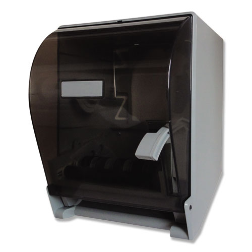 GEN Lever Action Roll Towel Dispenser, 11.25 x 9.5 x 14.38, Transparent