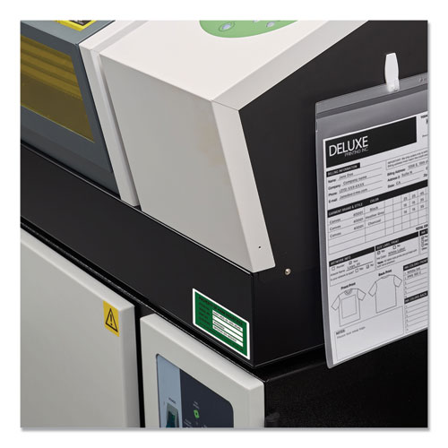 PermaTrack Tamper-Evident Asset Tag Labels, Laser Printers, 2 x 3.75, White, 8/Sheet, 8 Sheets/Pack