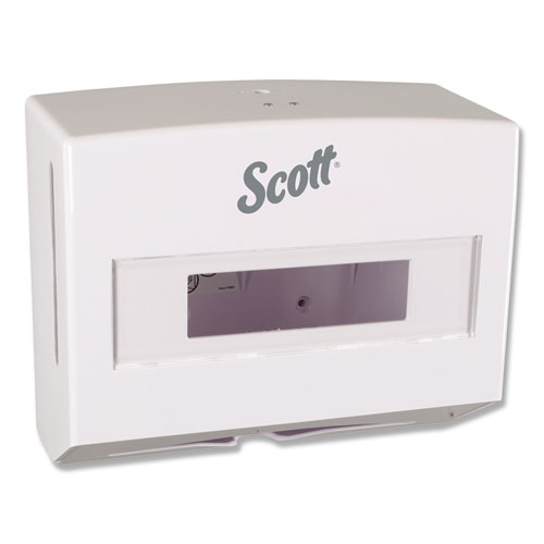 Image of Scott® Scottfold Folded Towel Dispenser, 10.75 X 4.75 X 9, White
