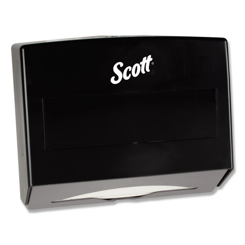 Scottfold Folded Towel Dispenser, Plastic, 10.75 x 4.75 x 9, Black