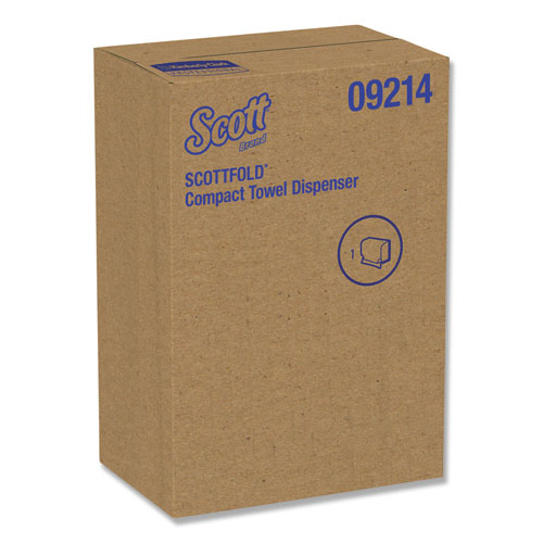 Image of Scottfold Folded Towel Dispenser, 10.75 x 4.75 x 9, White