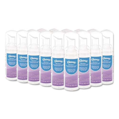 Image of Kleenex® Ultra Moisturizing Foam Hand Sanitizer, 1.5 Oz Pump Bottle, Unscented