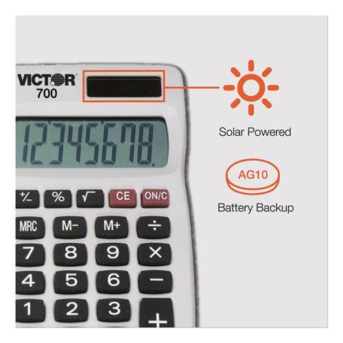 Image of 700 Pocket Calculator, 8-Digit LCD
