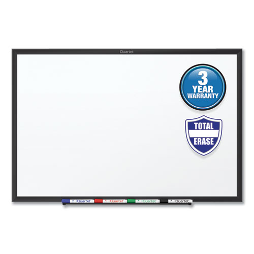 Image of Quartet® Classic Series Total Erase Dry Erase Boards, 36 X 24, White Surface, Black Aluminum Frame