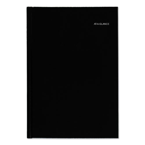 Hard-Cover Monthly Planner, 11 3/4 x 7 7/8, Black, 2019-2021 | by Plexsupply