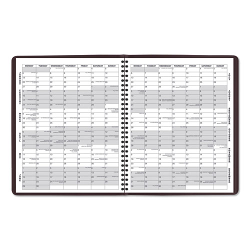 Image of At-A-Glance® Monthly Planner, 11 X 9, Winestone Cover, 15-Month (Jan To Mar): 2024 To 2025