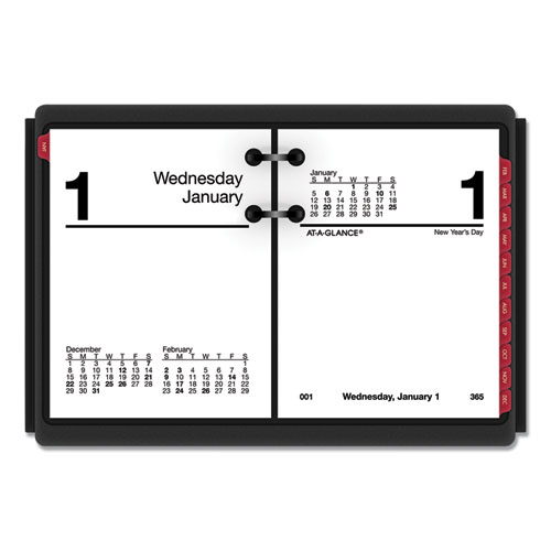 Compact Desk Calendar Refill, 3 x 3 3/4, White, 2020 | by Plexsupply