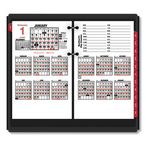 Burkhart's Day Counter Desk Calendar Refill, 4 1/2 x 7 3/8, White, 2020 | by Plexsupply