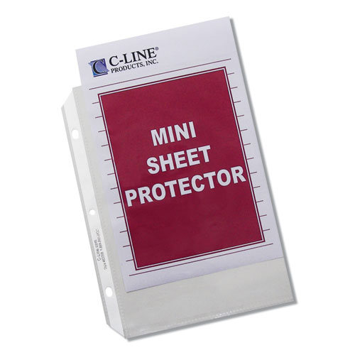 Heavyweight Polypropylene Sheet Protectors, Clear, 2", 8 1/2 x 5 1/2, 50/Box