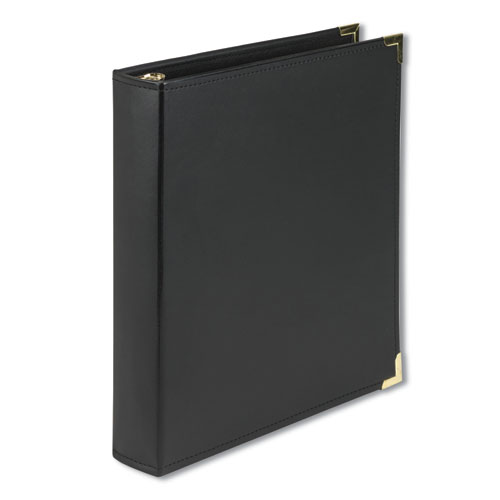 Classic Collection Ring Binder, 3 Rings, 1.5 Capacity, 11 x 8.5, Black
