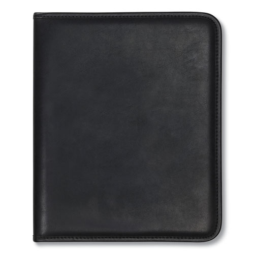 Image of Samsill® Professional Padfolio, Storage Pockets/Card Slots, Writing Pad, Black