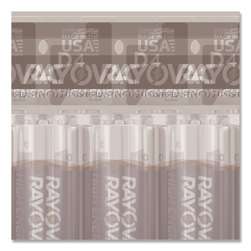 Rayovac® High Energy Premium Alkaline D Batteries, 4/Pack